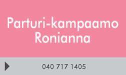 Parturi-kampaamo Ronianna logo